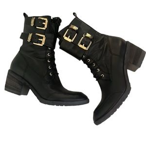 ⭐️ Donald J Pilner Dante Combat Boots